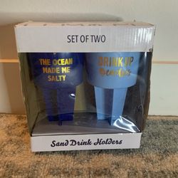 Sand Drink Holders – Set of 2