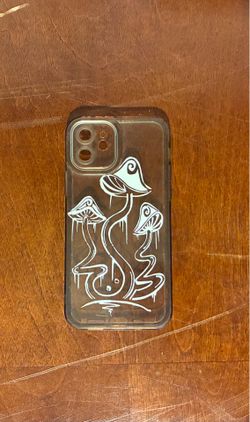 iPhone 12 mushroom case (needs cleaning)