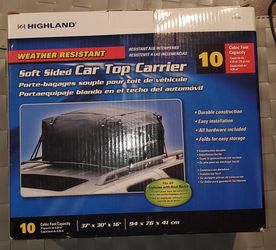 Car Top Carrier.