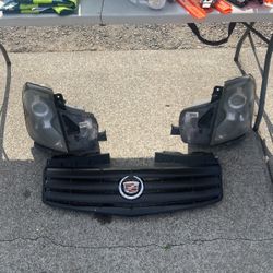  07Cadillac Cts Headlights And Grill 