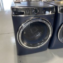 GE Blue Sapphire 5.0 Cu. Ft. Smart Front Load ENERGYSTAR Steam Washer With SmartDispense UltraFresh Vent System