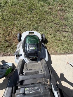 EGO Power+ Cordless Electric Lawn Mower and weed eater
