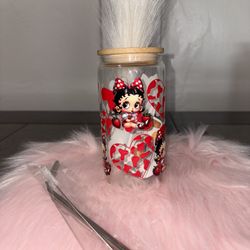 Betty Boop Glass Cup
