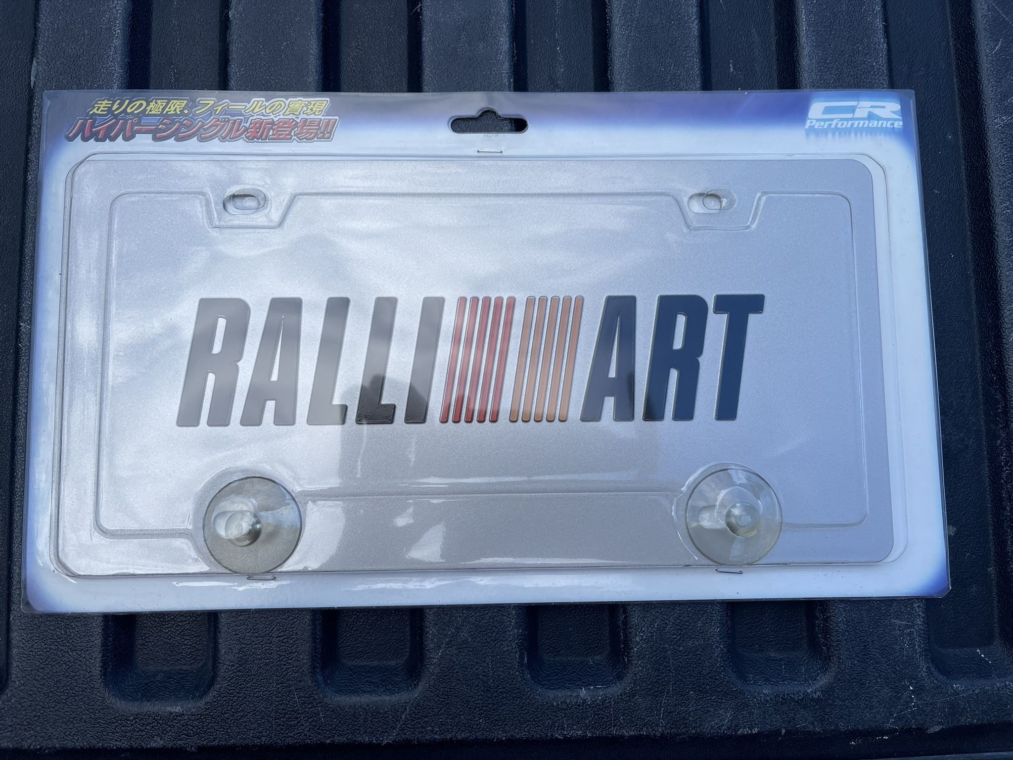 Ralliart Design Car Plate