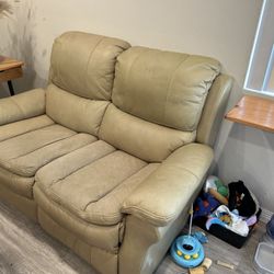 Couch + Loveseat (both with Foot Recliners)