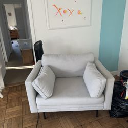 Gray Armchair 