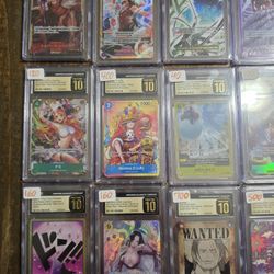 Selling One Piece Tcg Cards Graded Slabs 