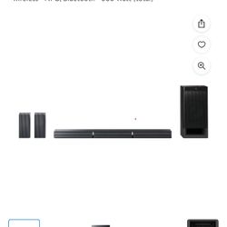 Sony HT-RT3 - Sound bar system - for home theater - 5.1-channel - NFC, Bluetooth - 600 Watt (total)