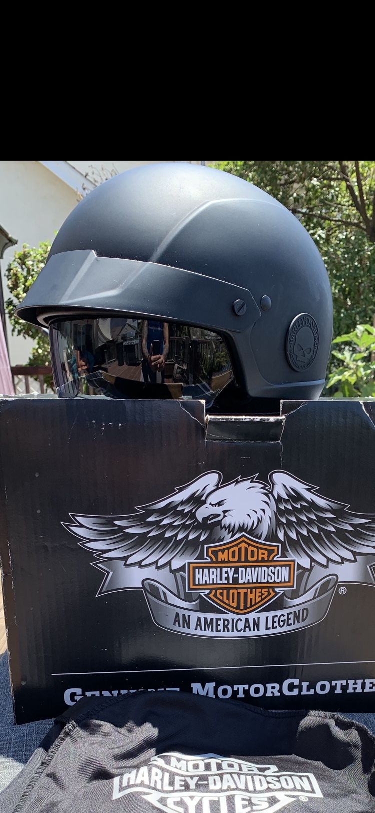 New Willie G Harley Davidson Motorcycle Helmet