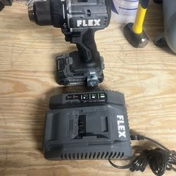 Flex 24v Drill W/Charger And Battery