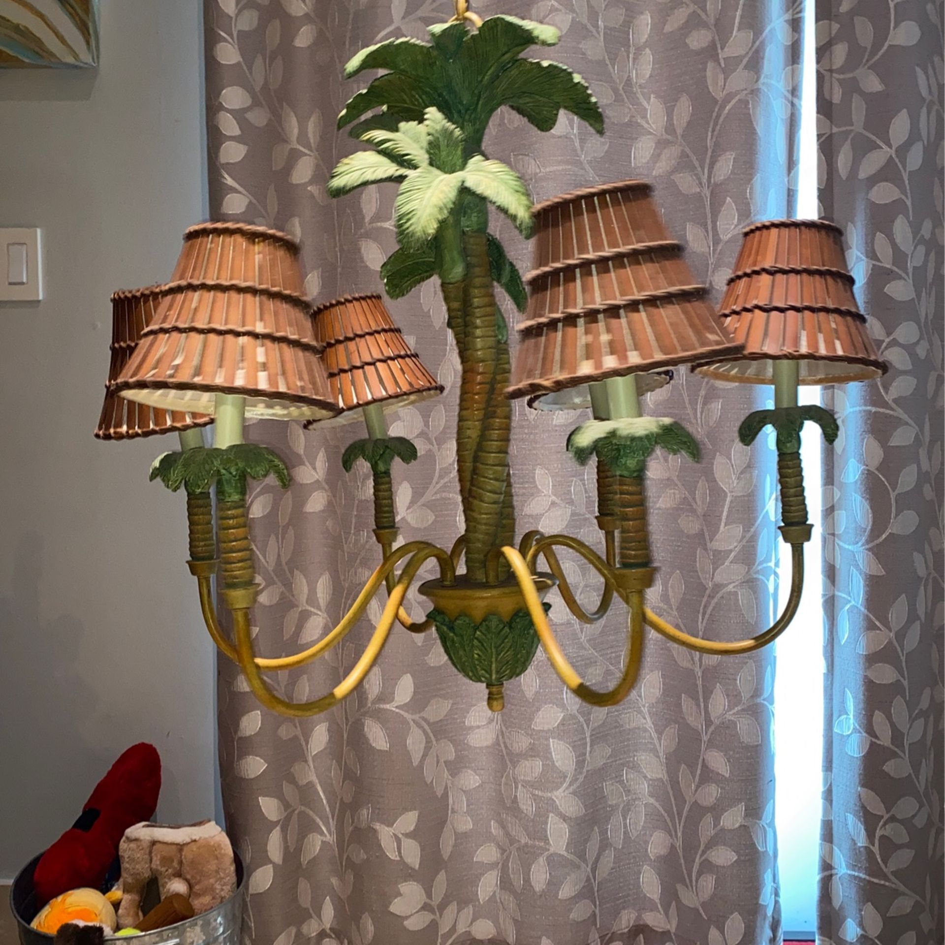 Tommy Bahamas Palm Tree Dinning Room Chandelier