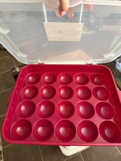 8 Sterlite Ornament Plastic Containers