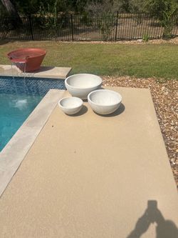 Concrete pots