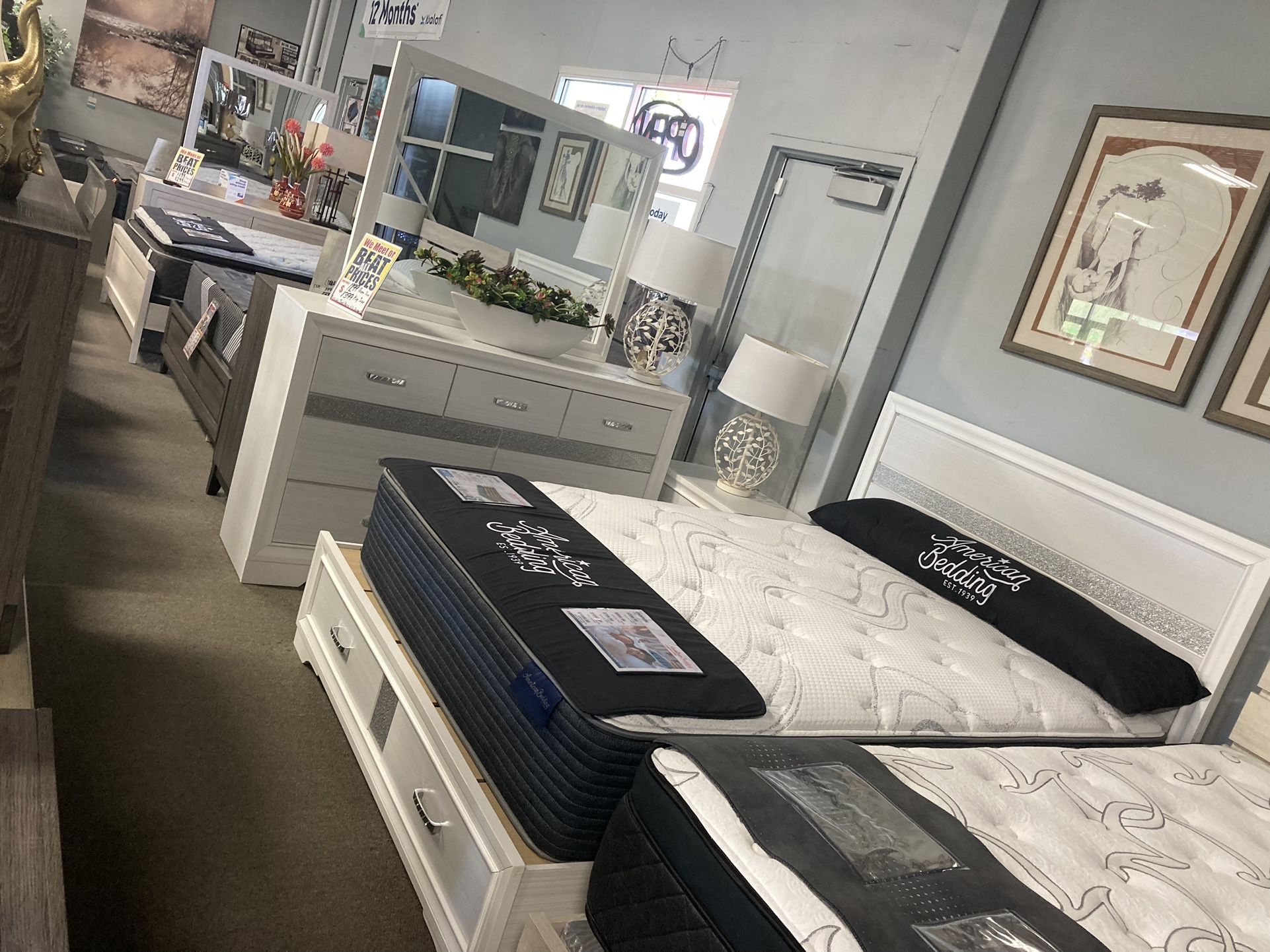 Perfect bedroom Set! $1,199! Easy Financing! 🩶✅📱