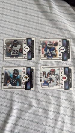 2026 Topps Big Ticket NFL Trading Cards Lot of 4
