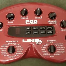 Line 6 POD Guitar Amplifier with Power Supply