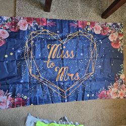 Miss To Mrs Wedding Sign