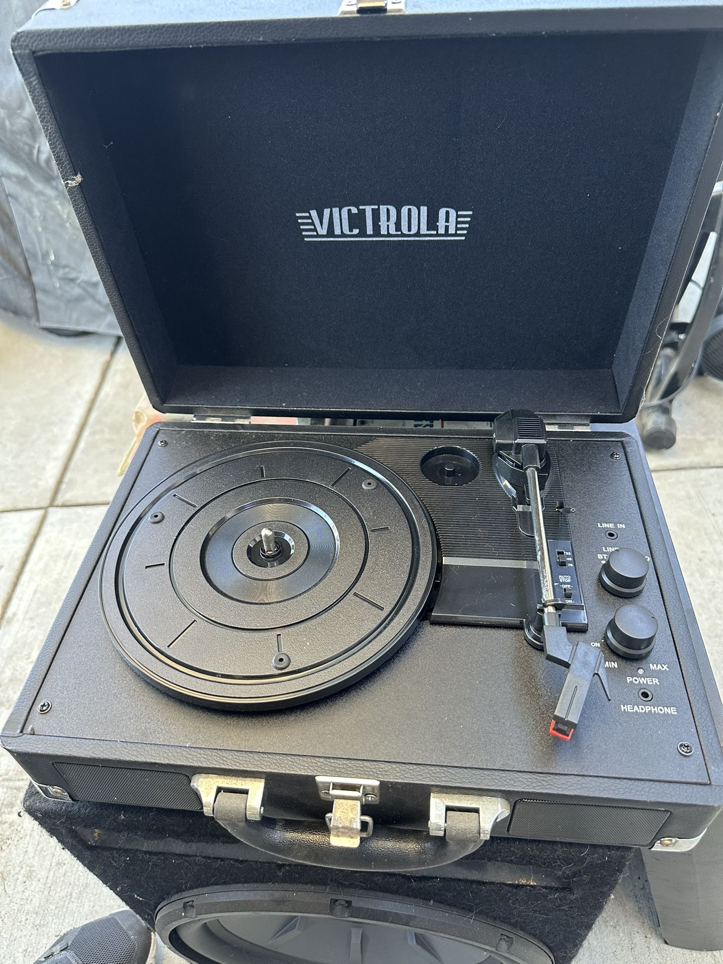 victrola record player