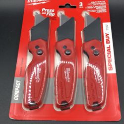 Milwaukee Utility Knife 3-PK New Condition