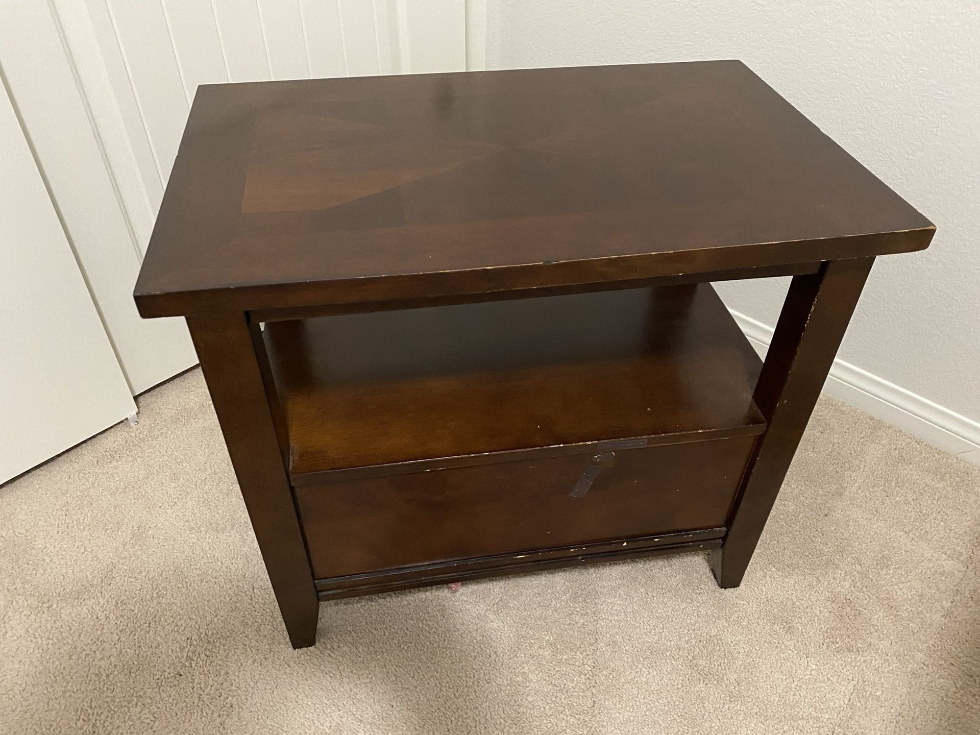 Wooden End Table