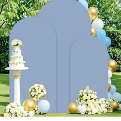 Blue Arch Backdrop Cover Set Of 3 $20