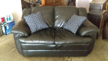 Genuine Leather Love Seat Free Delivery