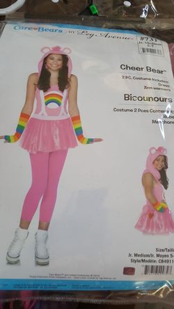 Cheer Bear costume-jr. Medium