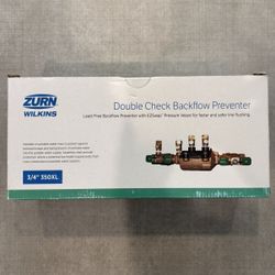 Zurn Double Check Backflow Preventer Valve 