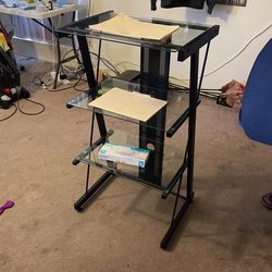 Glass Shelving Unit