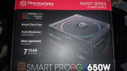 $120. New 650 watt bronze RGB full modular power supply