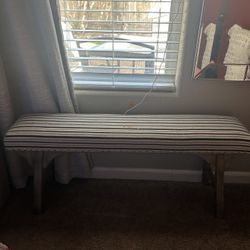 Striped bench 