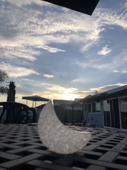 Crescent Moon Shaped Crystal 🌘