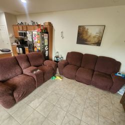 Reclining Couch and love seat