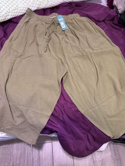Earthbound Women’s wide leg pants with pockets New with tags. Medium