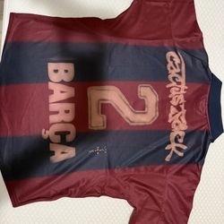 Travis Scott X Barcelona Skeleton Jersey 