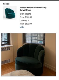 C&B beautiful swivel chair