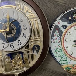 Seiko Melodies In Motion Clock  One Left On Left 