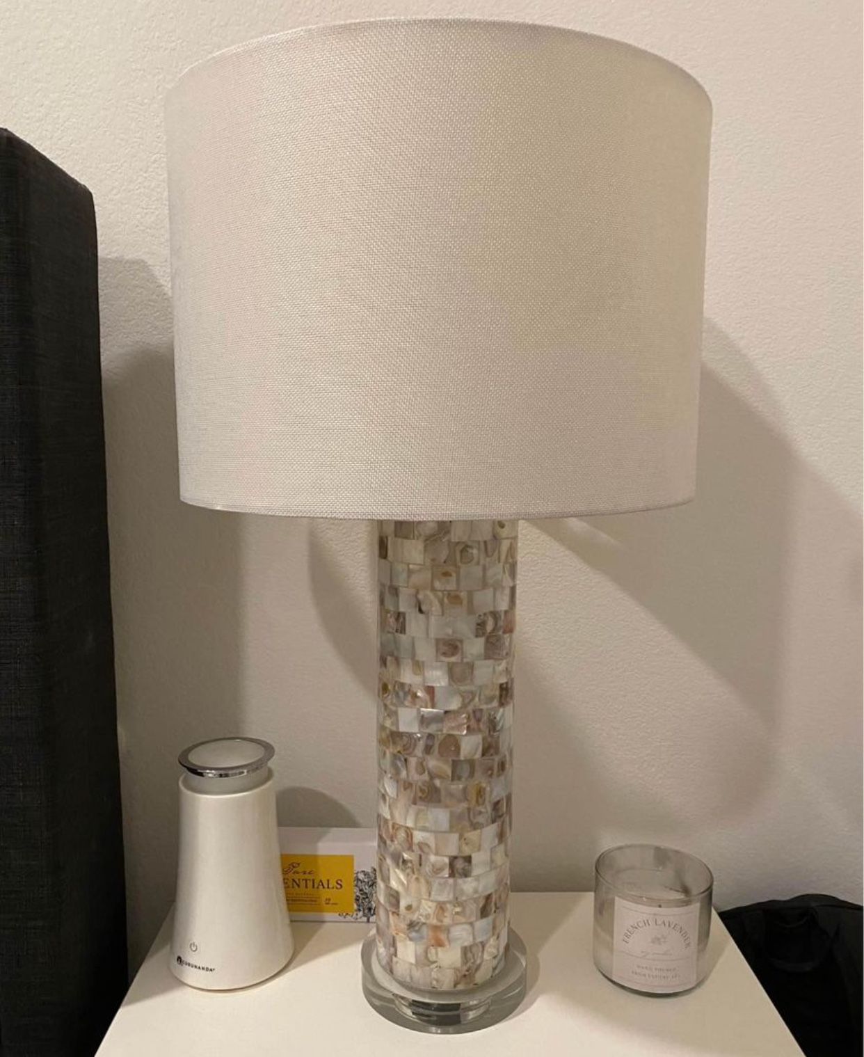  Pair of Mother of Pearl Lamps 