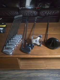 Titleist GT3 Driver, TaylorMade P7MC Irons (4-PW), Spider Putter & JJM Tour Bag