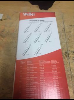 Weller Soldering Iron Replacement Tips
