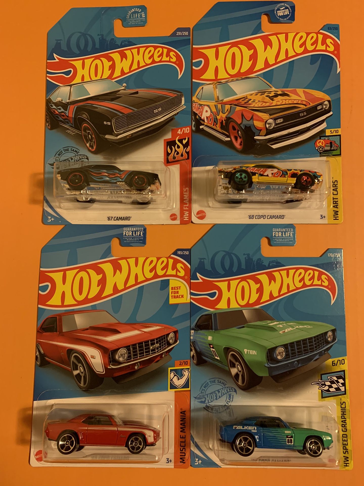 Hot Wheels Camaro Kroger Exclusive Lot