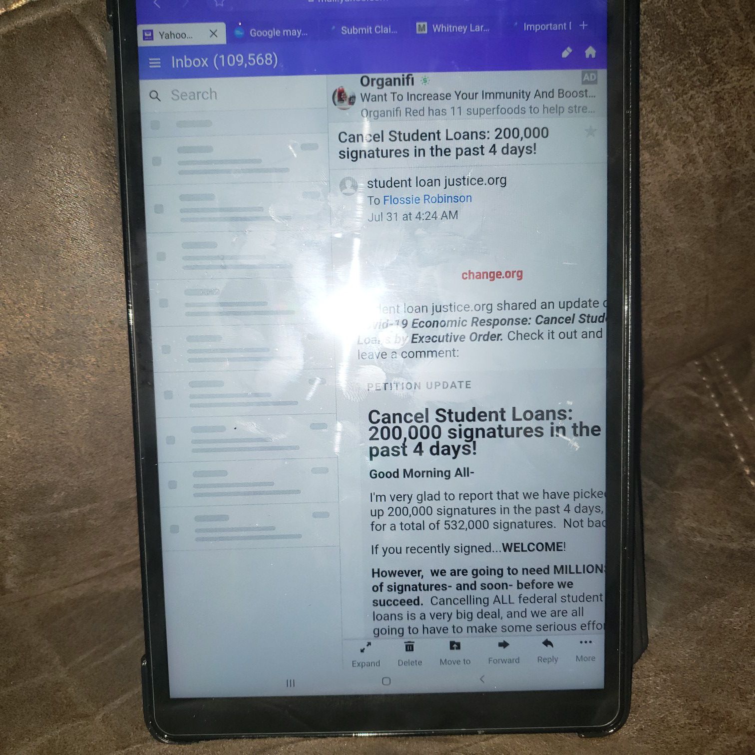 2 months old Samsung tab A 10.5 2019