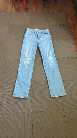 High Waist Straight Fit Jeans 