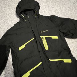 Columbia Winter Ski Jacket Medium Dark Green