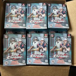 2025 Topps Chrome Football - Hanger Box