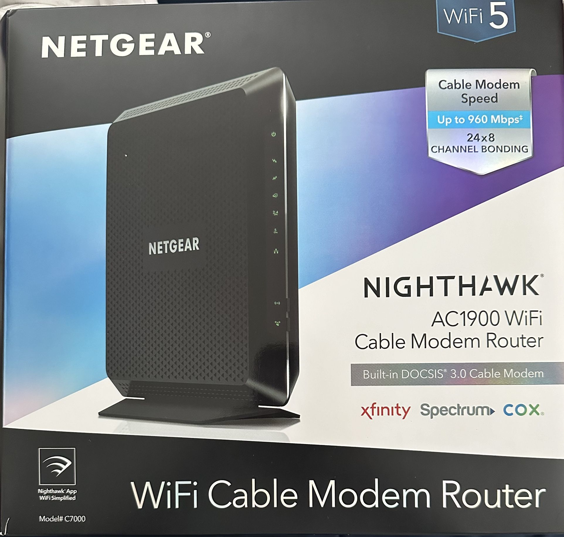Netgear wifi cable modem router