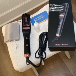 Steam Hair Straightening Brush