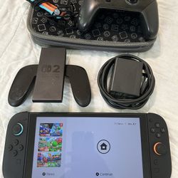 Nintendo Switch 2 with pro controller and accessories