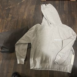 Grey essentials hoodie 