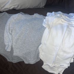 Newborn Long Sleeve And Short Sleeve Onesies $10